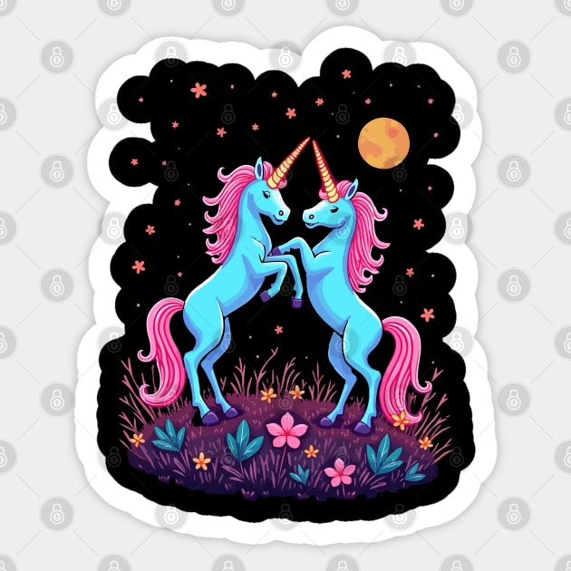Unicorn Love Sticker by Urbanprint